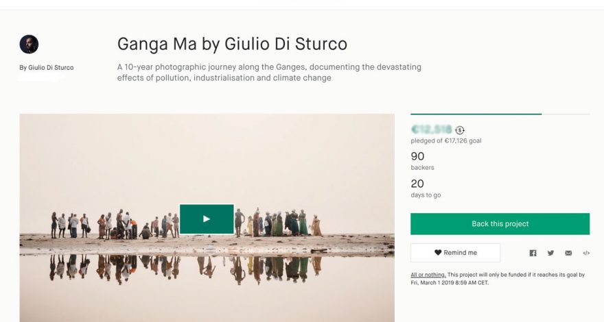 Kickstarter libro Giulio Di Sturco